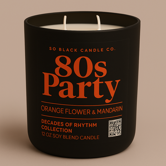 80s Party Candle - Orange Flower + Mandarin
