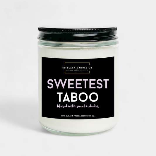 Sweetest Taboo Candle β Pink Sugar + Freesia