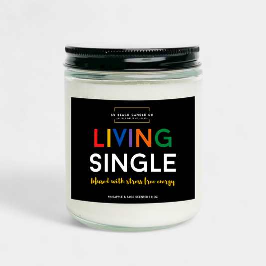 Living Single Candle – Pineapple + Sage