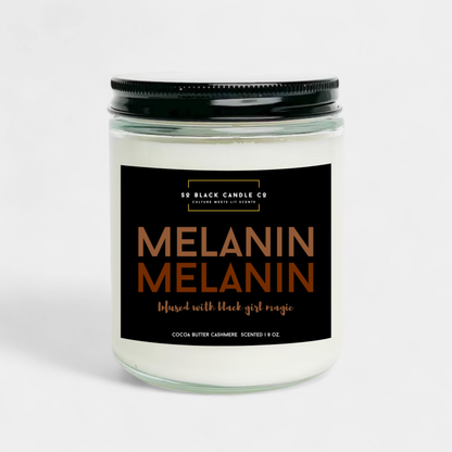Double Melanin Candle – Cocoa Butter + Cashmere